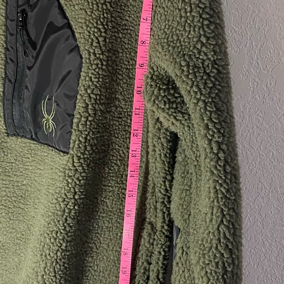 Men's Spyder Fleece Jacket Size Medium - Picture 8 of 8